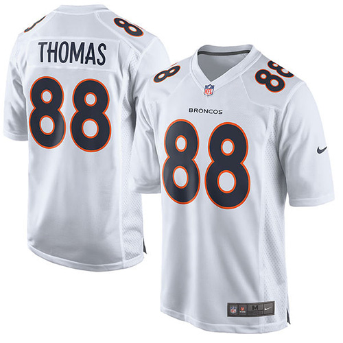 Youth Game Demaryius Thomas Nike Jersey White - #88 Event NFL Denver Broncos